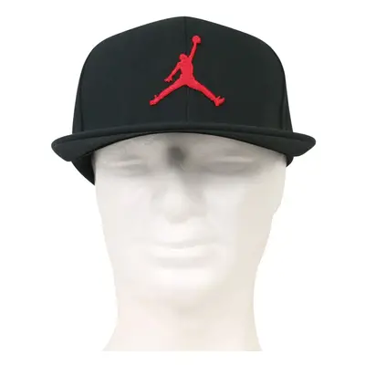 NIKE Men's Jordan PRO Jumpman Snapback Black/Black/Black/(Gym red) m