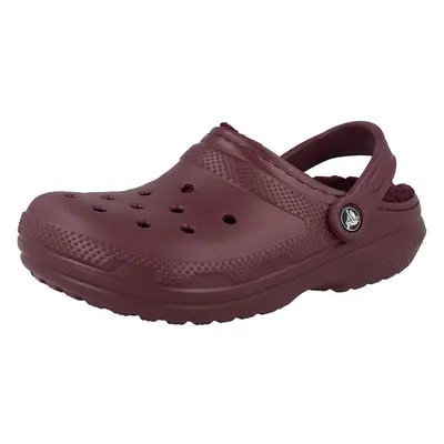 crocs Unisex Adult classic Lined clog garnet Men15 Women US