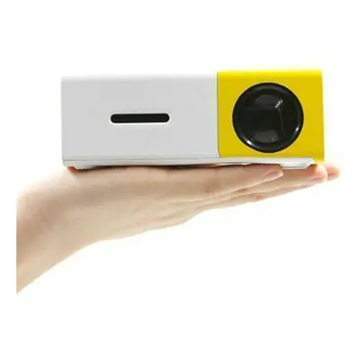 Portable Yellow Mini YG300 1080P Home Theater LED Projector