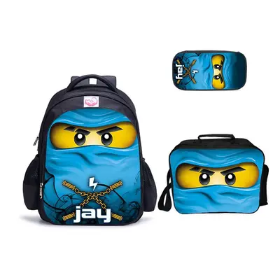 (A-10) Ninjago School Bag Set 17-inch Backpack