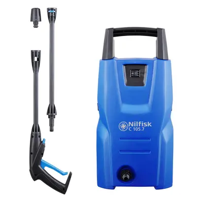 Nilfisk Jet Pressure Washer includes Patio Cleaner - Compact 105bar