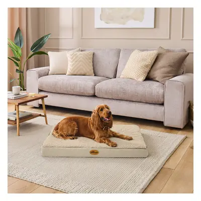 (Large) Silentnight Firm Support Crate Mattress for Pet Bed Ergonomic Medium Large Dogs