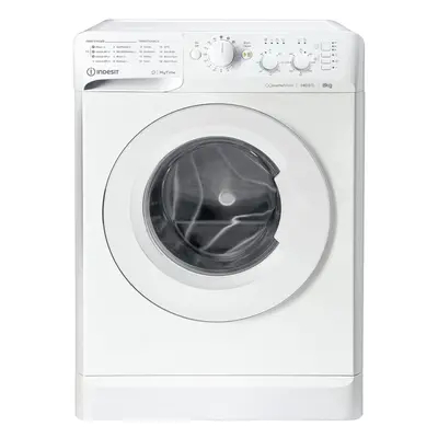 Indesit MTWC W UK 8kg Washing Machine with rpm - White - B Rated