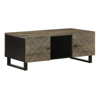 vidaXL Coffee Table Black 100x54x40 cm Solid Wood Mango side table