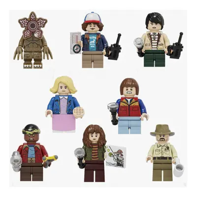 8PCS Stranger Things Minifigures Toys Fit Lego