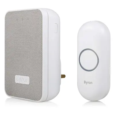 (PLUG IN) Byron DBY-22321 Wireless Portable Doorbell Set, m Range