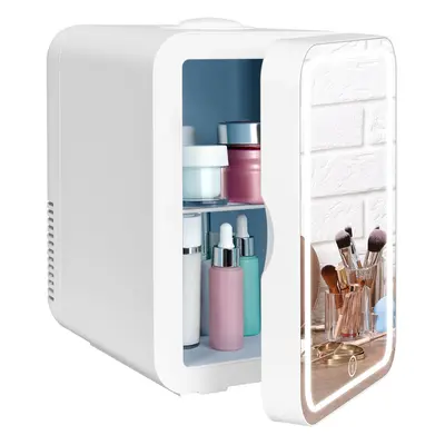 (8L) LED Mirror Mini Fridge Portable Ice Box 4/8/10L UK