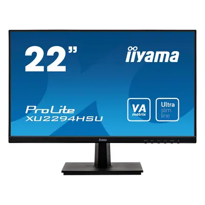 iiyama XU2294HSU-B1 22" ProLite VA HD Monitor - Black XU2294HSU-B1