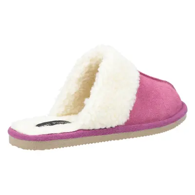 (Pink, (Adults')) Hush Puppies Arianna Suede Women's Pink Slippers