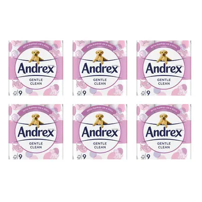 Andrex Gentle Clean Toilet Tissue Rolls Pack Of