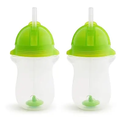 Click Lock Any Angle Weighted Piece Straw Cup (Green/Green) 10oz /296ml