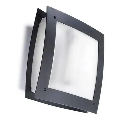 Leds-C4 Darwin - Light Outdoor Wall Light Urban grey IP54, E27