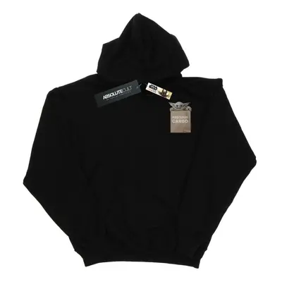 (3XL, Black) Star Wars Mens The Mandalorian Precious Cargo Faux Pocket Hoodie