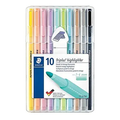 Triplus Textsurfer STAEDTLER Box of Highlighters with Bullet Tip to mm