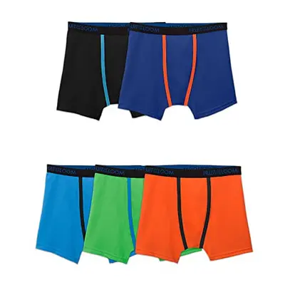 Fruit of the Loom boys Fruit Loom Pack Breathable Boxer Brief Underw