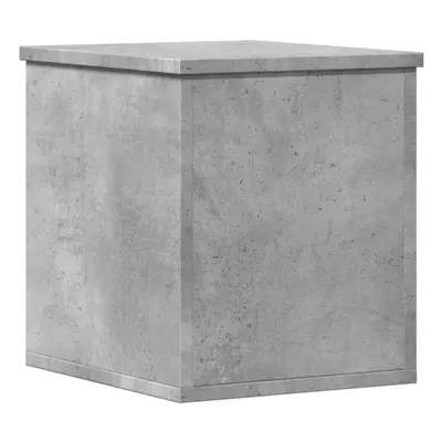 vidaXL Storage Box Blanket Box Storage Chest Concrete Grey Engineered Wood