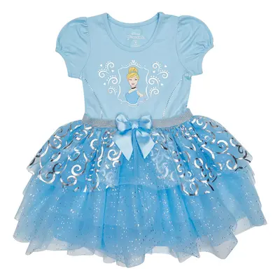 Disney Infant Baby Girl Princesses Belle Cinderella Tutu Dress Blue