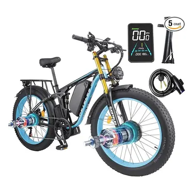 KETELES Electric Bike K800-Pro Dual battery 48V 23AH Battery,2000W