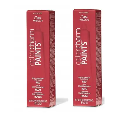 (Red - Pack of 2) Wella Color Charm Paints RED Semi-Permanent