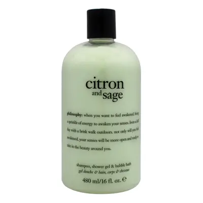 Citron and Sage by Philosophy for Unisex - oz Shampoo, Shower Gel and Bubble Bath