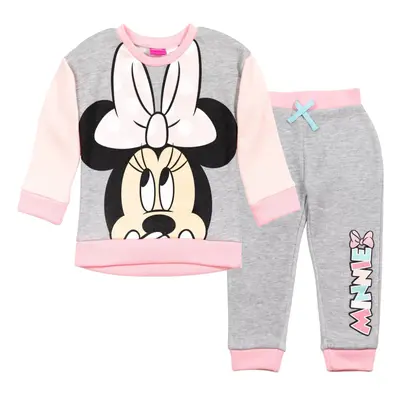 Disney Minnie Mouse Infant Baby Girls Fleece Sweatshirt and Pants Set