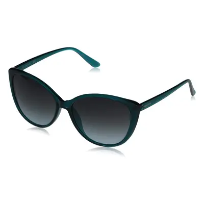 Calvin Klein Women's CK19534S Cat-Eye Sunglasses Crystal Teal/Grey