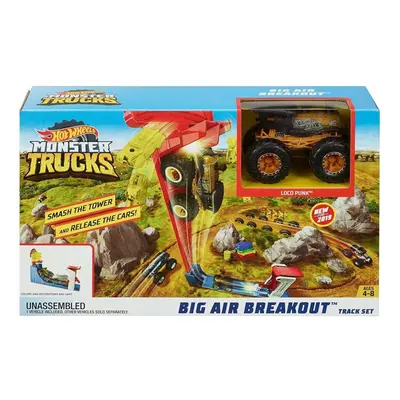 Hot Wheels Monster Trucks Big Air Breakout Playset