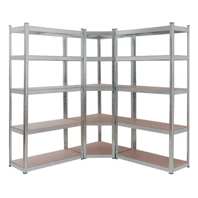 AREBOS Heavy duty corner shelf combination | up to kg load capacity | Easy to assemble thanks to