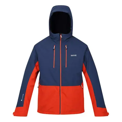 (L, Admiral Blue/Rusty Orange) Regatta Mens Highton III Stretch Padded Jacket