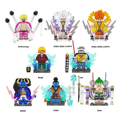 8PCS One Piece Collection Minifigures blocks Toys