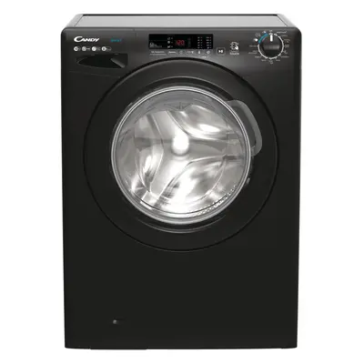 Candy Smart CS 14102DWBB4/80 10kg Washing Machine with rpm - Black - B Rated - KG Detector & Del