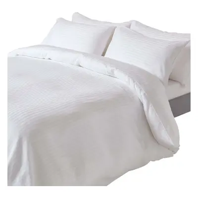 (King, White) Duvet Cover with Pillowcase Thread count