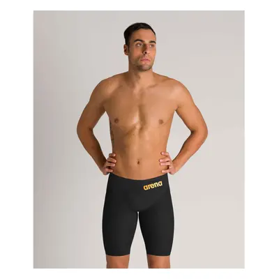 (34) Arena Race Swimming Jammers Powerskin Carbon Glide Swim Shorts - Black / Gold