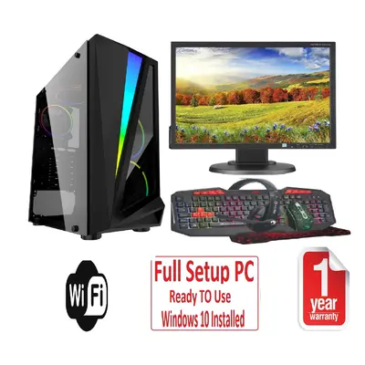 Fast Gaming PC Complete Set Core i5 16GB RAM 1TB GT730 2GB Monitor