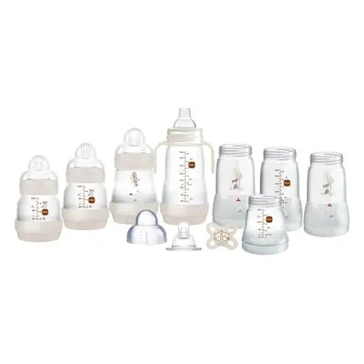 MAM Easy Start Self Sterilising Anti Colic Starter Set, Newborn Bottle Set and Soother, Newborn 