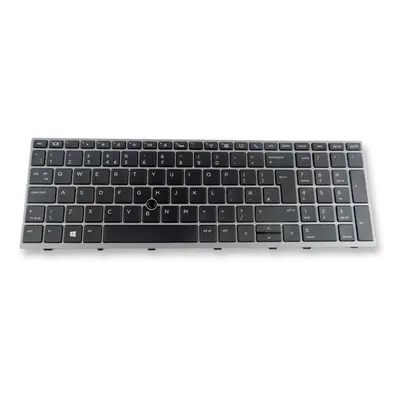 Backlit UK keyboard assembly -HP 15u G5 Zbook