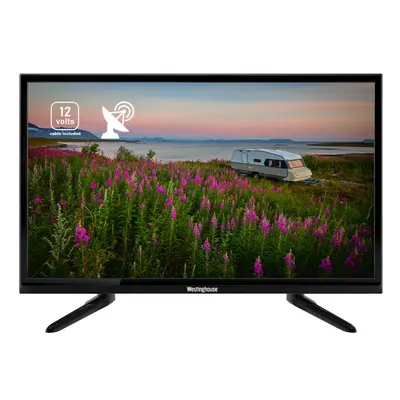 Westinghouse 24" Inch 12V LED 720p HD Ready TV and 12v Adapter