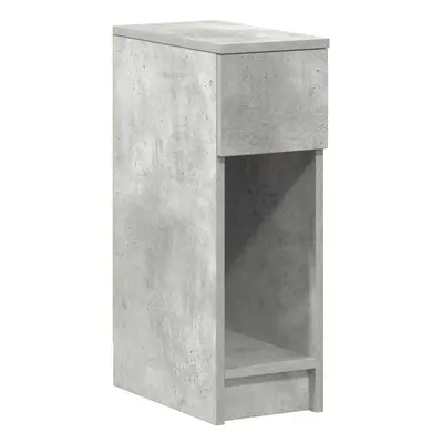 (concrete grey, pcs) vidaXL Bedside Cabinets with Drawer pcs Smoked Oak 20x36x60 cm bedside tabl