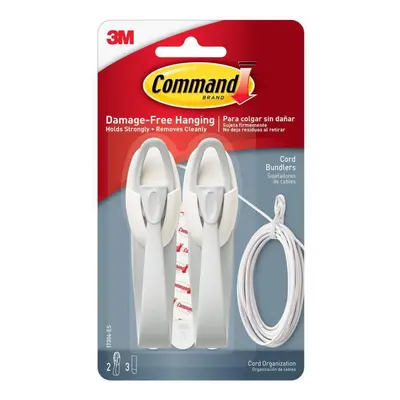 Command Cord Bundlers Cord Organizer 2-Bundlers Per Pack Sold As 4-Packs