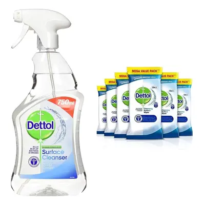 Antibacterial Bulk Surface Cleaning Spray, ml, Pack of (Packaging May Vary) & Wipes Antibacteria