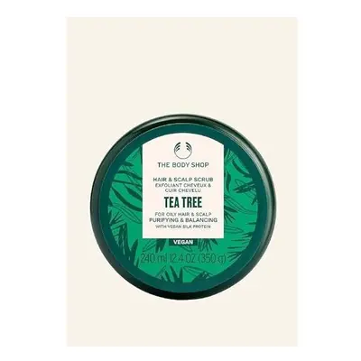 Tea Tree Purifying & Balancing Hair & Scalp Scrub Vegan silk Protein 240ml