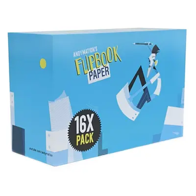 ANDYMATION 16X Flipbook Paper Pack. Refill Paper Sheets for All Andyma