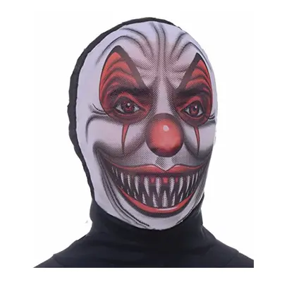 Forum Novelties Mens Scary Clown Hooded Mesh Mask Multi One Size