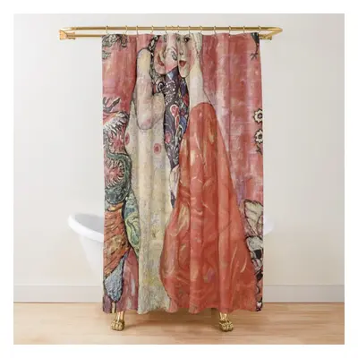 Shower Curtains GIRLFRIENDS - GUSTAV KLIMT for Bathroom Decor 72x72 inches