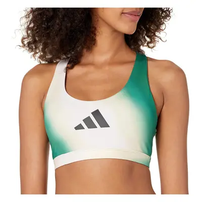 adidas Women's Powerimpact Training Medium-Support Bra Semi Court Gre