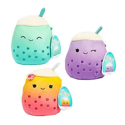 Squishmallow Kellytoy Bubble Tea Bergit Poplina Jakarria Plush Doll (Set of 3)