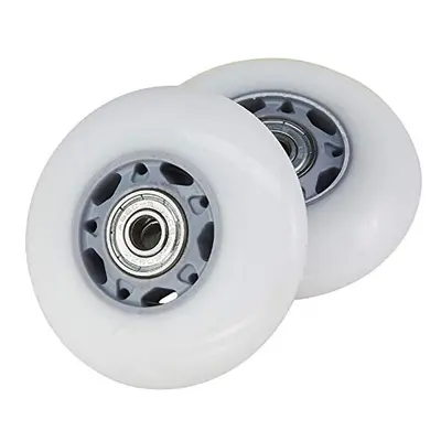 RipStik Casterboard Replacement Wheel Set mm w/ bearings (Silver-Gray/White)