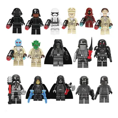 16PCS Star Wars: Accessories Minifigures Toys Fit Lego