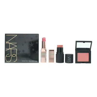 Nars Orgasm Triple Threat Cheek & Lip Set: Lip Balm 3G + More