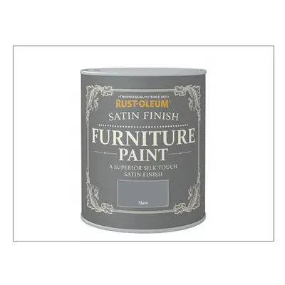 Rust-Oleum Satin Furniture Paint Slate 750ml